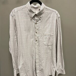Viyella  Men's White Checkered Shirt